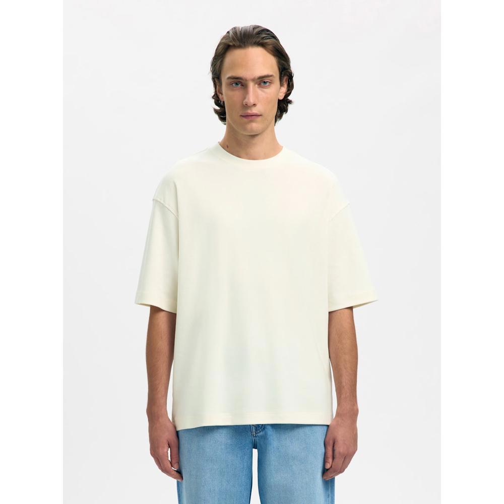 Selected Aspen Interlock O-Neck Tee